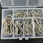 75pcs /Box Screw-in Ceiling Hook Set Home Storage Wall Cup Hook Lamp Hook - Image 10