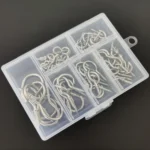 75pcs /Box Screw-in Ceiling Hook Set Home Storage Wall Cup Hook Lamp Hook - Image 11