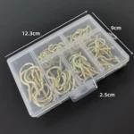 75pcs /Box Screw-in Ceiling Hook Set Home Storage Wall Cup Hook Lamp Hook - Image 9