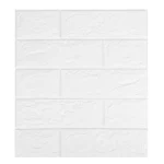 35x38.5cm 3D Self-Stick Wallpaper Soft Wrapping Waterproof Wall Sticker
