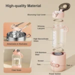 250ml Wireless Instant Water Warmer Electric Kettle for Baby Formula With 15000 mAh Battery Capacity - Image 4