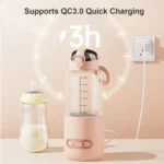 250ml Wireless Instant Water Warmer Electric Kettle for Baby Formula With 15000 mAh Battery Capacity - Image 7