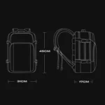 BANGE BG-7690 Mens Business Double-Shoulder Backpack Large Capacity Waterproof Traveling Computer Bag - Image 10