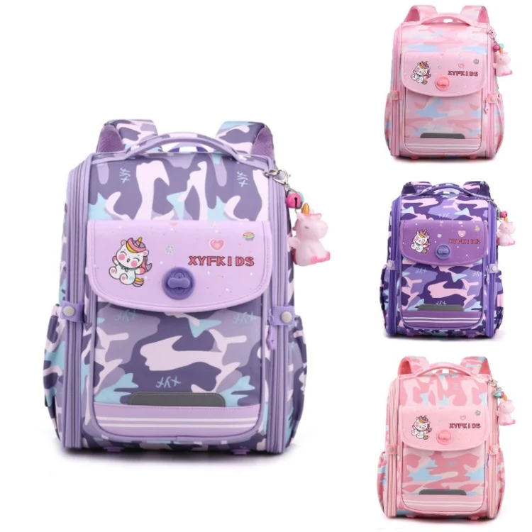 TBD06042391_B1.webp XYFKIDS Girls Cute Shoulder Backpack Dual Student Schoolbag Kids Casual Space Bag - Image 2