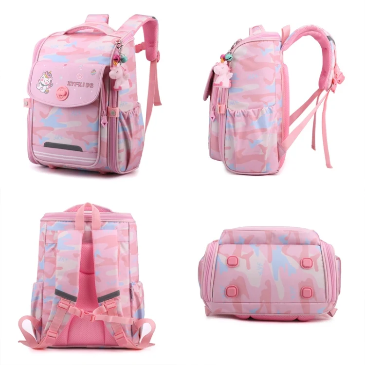 TBD06042391_B3.webp XYFKIDS Girls Cute Shoulder Backpack Dual Student Schoolbag Kids Casual Space Bag - Image 4
