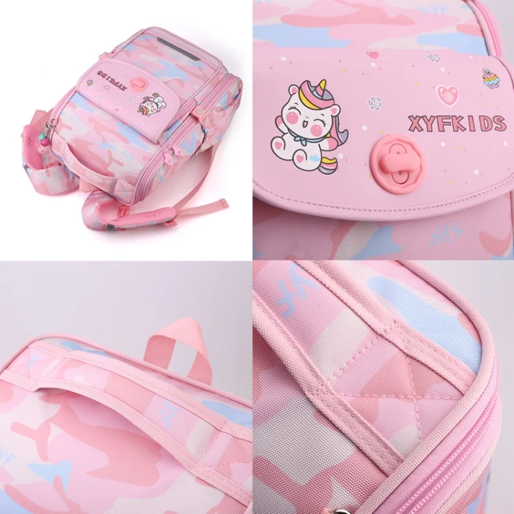 TBD06042391_B4.webp XYFKIDS Girls Cute Shoulder Backpack Dual Student Schoolbag Kids Casual Space Bag - Image 5