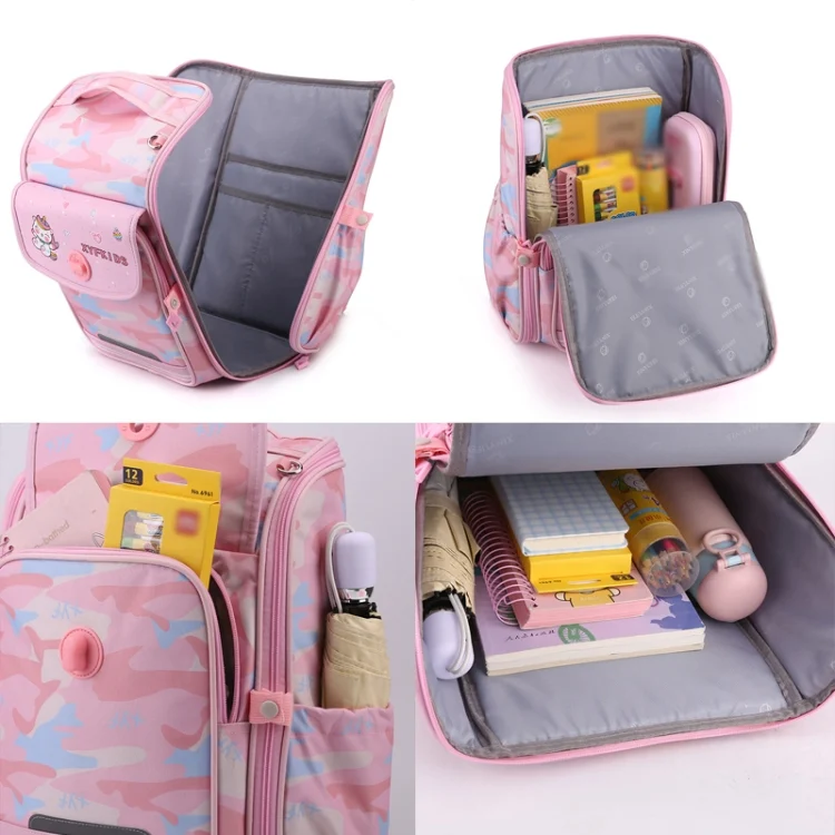 TBD06042391_B7.webp XYFKIDS Girls Cute Shoulder Backpack Dual Student Schoolbag Kids Casual Space Bag - Image 8