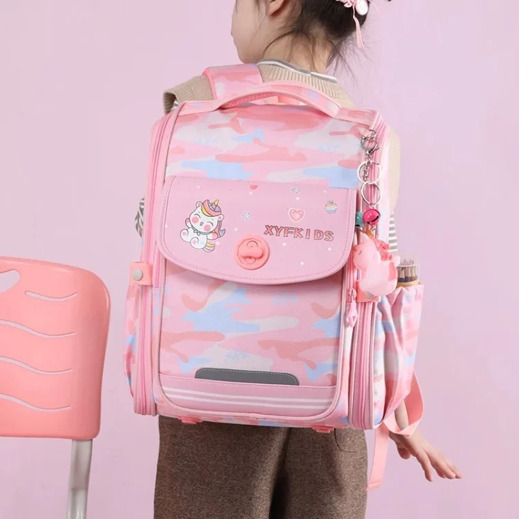TBD06042391_B8.webp XYFKIDS Girls Cute Shoulder Backpack Dual Student Schoolbag Kids Casual Space Bag - Image 9