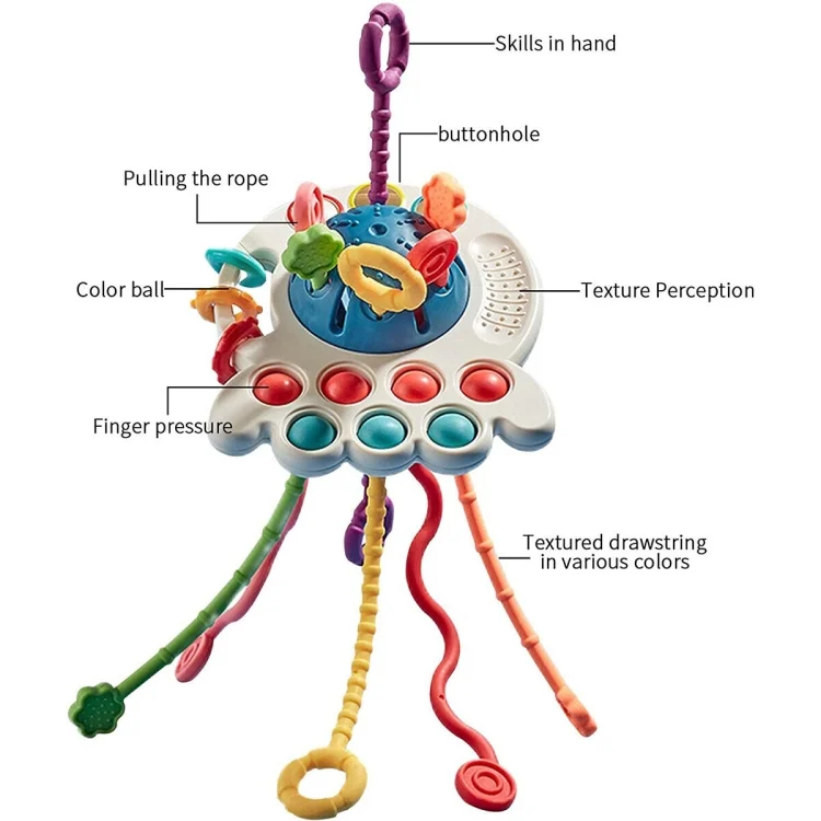 TBD0604239901_1.webp Baby Puzzle Fun Finger Pumping Toys Enlightenment Early Teaching Toys - Image 6