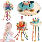 Baby Puzzle Fun Finger Pumping Toys Enlightenment Early Teaching Toys - Image 2