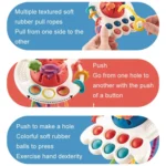 Baby Puzzle Fun Finger Pumping Toys Enlightenment Early Teaching Toys - Image 3