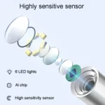 Teslong MS500 5 Inch HD Screen Illuminated Ear Pickers 3.9mm Diameter Visual Ear Care Tool - Image 5