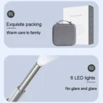 Teslong MS500 5 Inch HD Screen Illuminated Ear Pickers 3.9mm Diameter Visual Ear Care Tool - Image 8