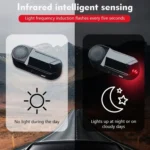 Car Solar Anti-Theft Alarm LED Warning Light With Aromatherapy - Image 4