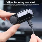Car Solar Anti-Theft Alarm LED Warning Light With Aromatherapy - Image 9