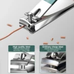 4pcs /Set Stainless Steel Nail Knife Set Household Portable Rotating Bag Nail Cutting Tool - Image 6