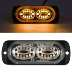 12W Car Side Signal Warning Light 24 LED Strobe Light