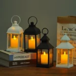 Retro LED Electronic Candle Wind Light Horse Light Party Home Decoration Ambient Lights - Image 7