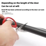 Door Bottom Seal Strip Door Seam Soundproof Windproof Sticker Door Foot Down Gap Self-Adhesive Blocking Strip - Image 4