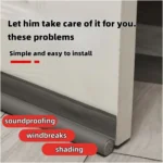 Door Bottom Seal Strip Door Seam Soundproof Windproof Sticker Door Foot Down Gap Self-Adhesive Blocking Strip - Image 8