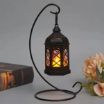 LED Electronic Candle Light Portable Lamp Wind Lamp Retro Decorative Lights - Image 5