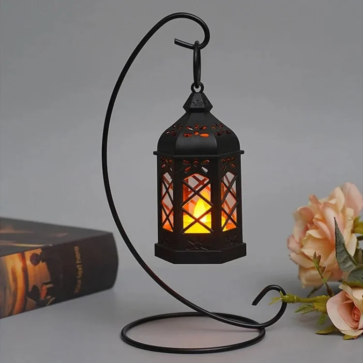 TBD06042430_B4.webp LED Electronic Candle Light Portable Lamp Wind Lamp Retro Decorative Lights - Image 5