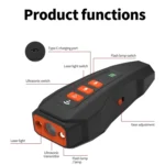 LED Flashing Light Handheld Ultrasonic Bark Arrester Frequency Conversion Dog Training Device - Image 4
