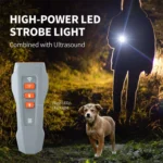 LED Flashing Light Handheld Ultrasonic Bark Arrester Frequency Conversion Dog Training Device - Image 9