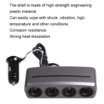 SHUNWEI SD-1906 Car 4 In 1 Power Distributors Cigarette Lighter Socket Car Charger - Image 4