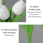 Tulip LED Night Light Indoor Decoration Sleeping Lamp Simulation Flower Ambient Light - Image 3