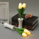 Tulip LED Night Light Indoor Decoration Sleeping Lamp Simulation Flower Ambient Light - Image 5