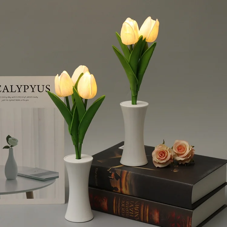 TBD06042449_B5.webp Tulip LED Night Light Indoor Decoration Sleeping Lamp Simulation Flower Ambient Light - Image 6