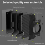 Aluminum Wallet Men Card Holder Transparent Business Card Holder - Image 4