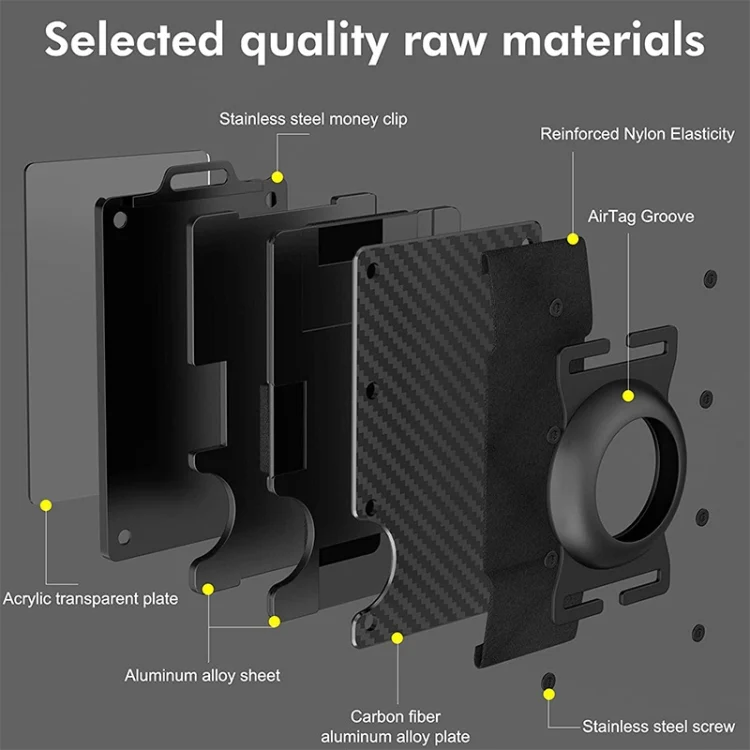 TBD06042459_B3.webp Aluminum Wallet Men Card Holder Transparent Business Card Holder - Image 4