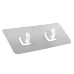 30pcs /Pack Double Hook for Paper Towels Plastic Traceless Sticky Hook - Image 2