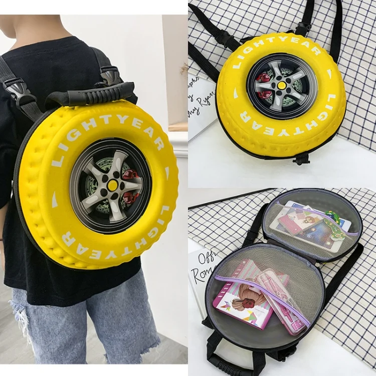 TBD06042472_B5.webp Children EVA Tire Shape Schoolbag Kindergarten Shoulder Bag - Image 6