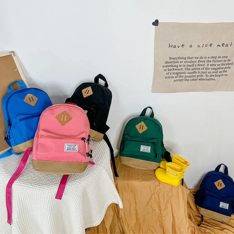 TBD06042481_B1.webp 3-6 Year Old Kindergarten Children School Bag Simple Design Shoulder Bag - Image 2