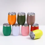 Stainless Steel Eggshell Mug Mini U-Shape Double Layer Vacuum Insulated Cup - Image 2