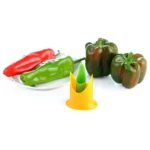 2 In 1 Chili Pepper Seed Extractor Kitchen Fruit and Vegetable Corer - Image 5
