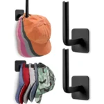 2pcs Baseball Hat Wall Self-Adhesive Hanging Shelf Rack Hook