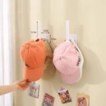 2pcs Baseball Hat Wall Self-Adhesive Hanging Shelf Rack Hook - Image 3