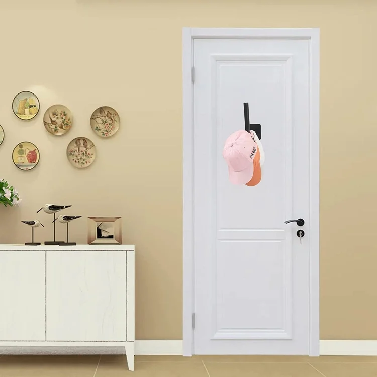 TBD06042501_B4.webp 2pcs Baseball Hat Wall Self-Adhesive Hanging Shelf Rack Hook - Image 5