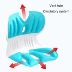 Lumbar Protector Cushion Children Office Sedentary Seat Posture Correction Chair - Image 3