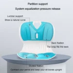 Lumbar Protector Cushion Children Office Sedentary Seat Posture Correction Chair - Image 4