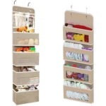 GD03 Wall-Mounted Fabric Storage Bag Wardrobe Room Door Behind Hanging Bag - Image 2