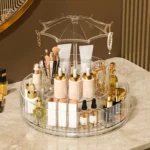 Cosmetic Storage Box Large Capacity Rotating Brush Tube