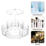 Cosmetic Storage Box Large Capacity Rotating Brush Tube - Image 5