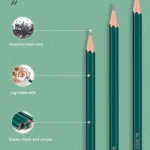 Deli 10pcs /Pack Hexagonal Pencil for Primary School Students - Image 5