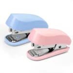 Deli  Macaron Color Stapler + 640 Staples Set Small Mini Stapler Stationery - Image 2