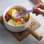 5pcs Wheat Straw Plastic Baby Small Spoon - Image 8
